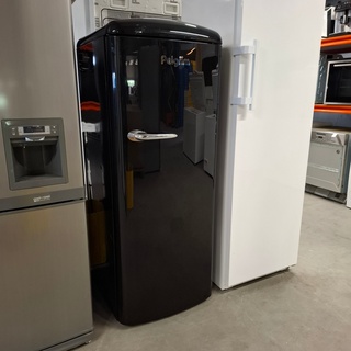 Retro koelkast, Pelgrim A++, HTS2769F, Zwart
