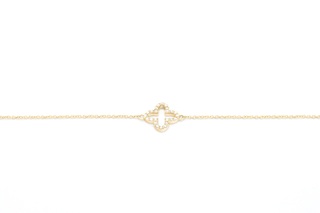 Gouden armband met diamant