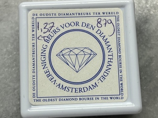 Diamant – 1.37 carat echte diamant