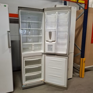 Combi koelkast NO FROST, LG A+++, GCF399BTQA, Grijs / Chroom