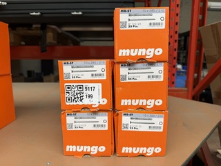 5x Verpakking universele gevelpluggen met Torx-schroef, Mungo