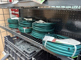 7x Tuinslang met koppelset 15m