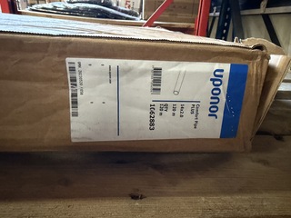 Uponor Comfort Pipe Plus buis 14 x 2,0 mm, wit, PN6, PE-Xa (rol van 12