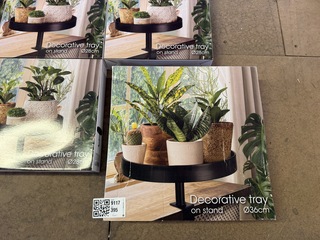 6x Dienbladtafel met klem, H&S Collection