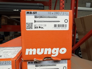 5x Verpakking universele gevelpluggen met Torx-schroef, Mungo