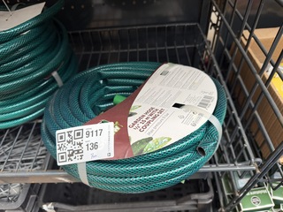 7x Tuinslang met koppelset 15m