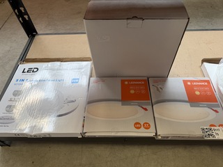 6x Led plafondlamp, W.o. Ledvance