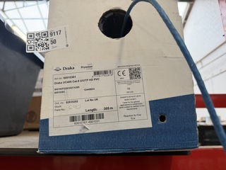 Ca. 200m Netwerkkabel UC400 Cat.6, Draka