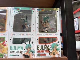 3x Dragon Ball Gals Lunchi, Bulma