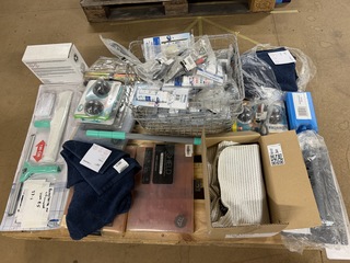 Mix pallet w.o. raamwisser, cover macbook 13″, handdoek W.o. Bestway,