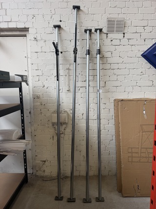 4x Telescopische stempelpalen
