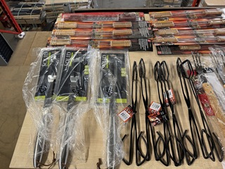 35x BBQ accessoires w.o. grilvork, bbq-tang, bbq-afdekhoes