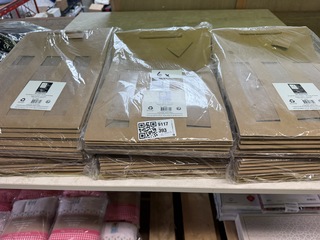 6x Set van 10 cadeau verpakkingen voor wijnflessen Chic Nature