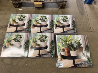 6x Dienbladtafel met klem, H&S Collection