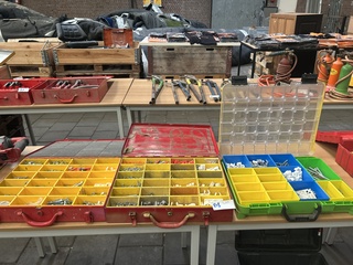 3x Gereedschapskoffer ijzerwaren