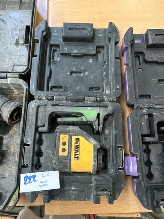 2x Laser, 1x boor in koffer, DeWalt