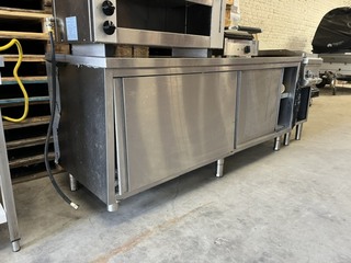 RVS werktafel/kast