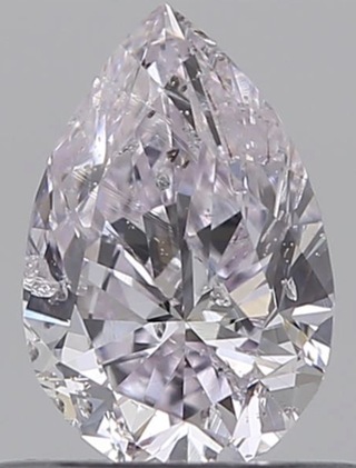 Diamant – 0.51 carat peer geslepen diamant (gecertificeerd)