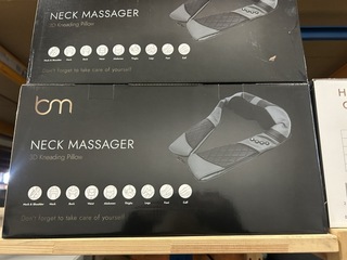 5x Premium massagekussen, Nekmassage apparaat Bluemay