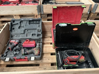 3x Milwaukee gereedschap in koffer