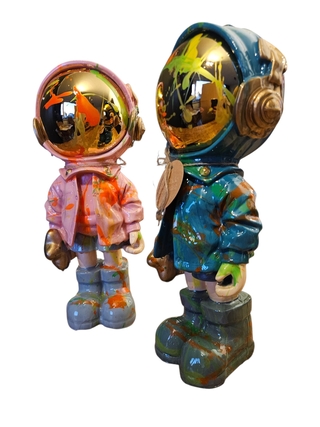 2x Pop Art marsmannetjes, Kado