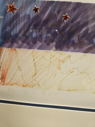 Tekening, Herman Brood “Word U Later Groot”, Stift