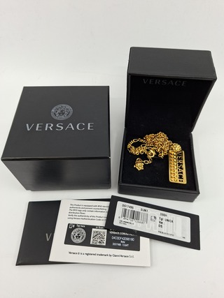 Versace ketting, Versace, ketting, Goud