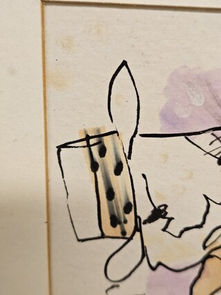 Tekening, Herman Brood, Stift, 2000