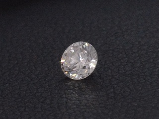 Diamant – 0.21 karaat fancy roze briljant geslepen diamant