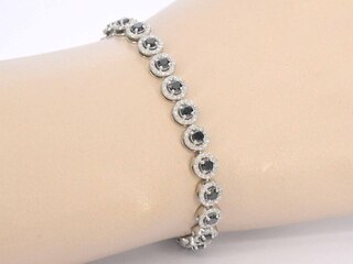 Witgouden armband met diamanten en briljanten 5.80 carat