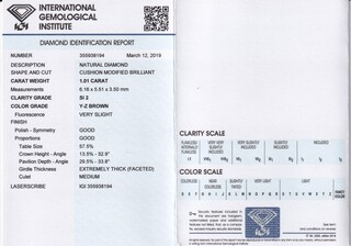 Diamant – 1.01 carat natuurlijke diamant (gecertificeerd)