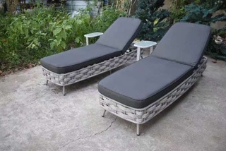 Ligbed Vonato, Casera, wit wicker