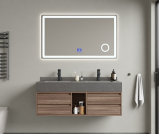 Badkamermeubel Vonato, Liora 120, hout decor