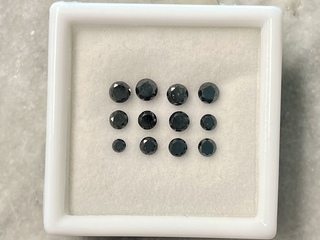 Diamant – 2.04 carat natuurlijke zwarte diamant (gecertificeerd)