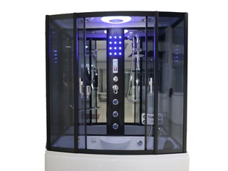 Stoomcabine Vonato, RectaHydro Max, zwart/ wit