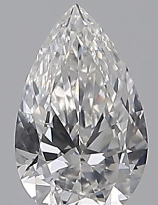 Diamant – 0.30 carat peer geslepen diamant (gecertificeerd)