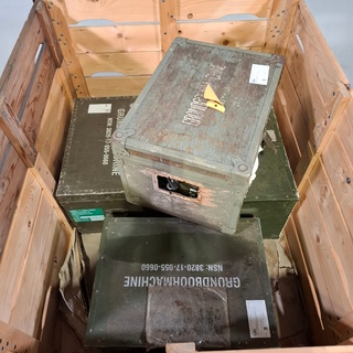 4x Motor grondboor machine in transportkist, Stihl, O.a. 4308