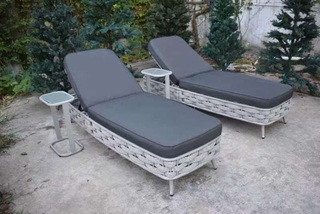 Ligbed Vonato, Casera, wit wicker