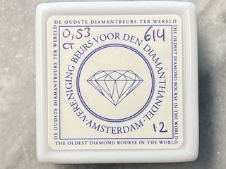 Diamant – 0.53 carat natuurlijke paarse diamant