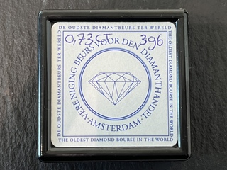 Diamant – 0.73 carat natuurlijke briljant geslepen diamant