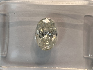 Diamant – 1.00 carat ovaal geslepen diamant (gecertificeerd)