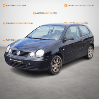 Personenauto, Volkswagen, Polo, 1.4-16V Athene, ZWART, 2004