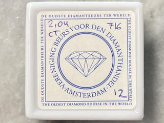 Diamant – 2.04 carat natuurlijke zwarte diamant (gecertificeerd)