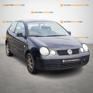 Personenauto, Volkswagen, Polo, 1.4-16V Athene, ZWART, 2004