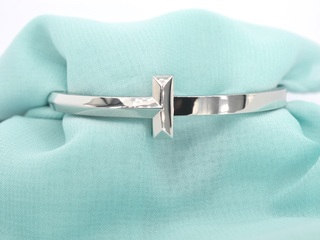 Tiffany & Co – Tiffany T witgouden armband