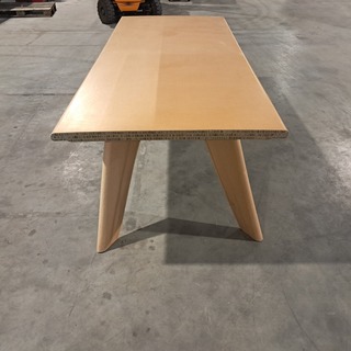 Tafel van karton, 260×100 cm, Bruin, 2025