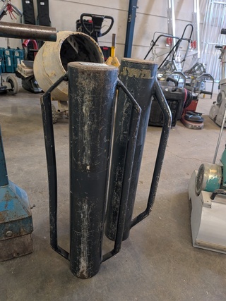2x Palenstamper met grondstamper