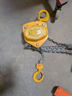 Kettingtakel 1 ton Delta Yellow, bouwjaar 2019