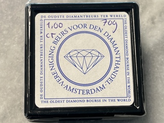 Diamant – 1.00 carat natuurlijke diamant briljant geslepen