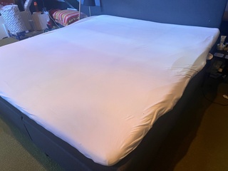 Boxspring twee persoons met topper, antraciet, 2020